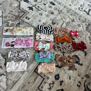 Colorful Baby bling headbands Headband Set